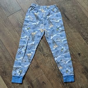 Steve Kids space print pajama pants